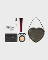 Midi Heart Bag Crystal Black
