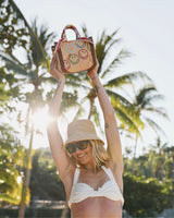 Mini Tote Raffia Smiley®