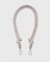 Knot Strap Crystal Silver