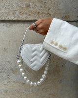 Pearl Strap Silver Short