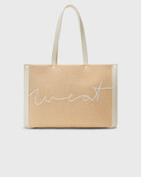 Tote Raffia Tofu