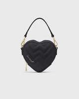 Mini Heart Bag Black