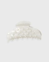 Hair Clip White Pearl