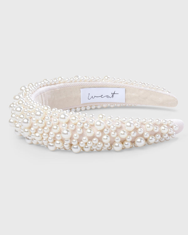 Headband White Pearl