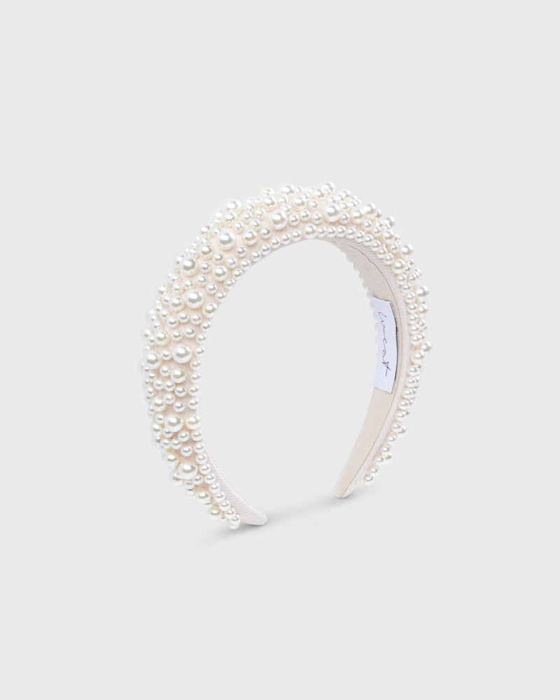 Headband White Pearl