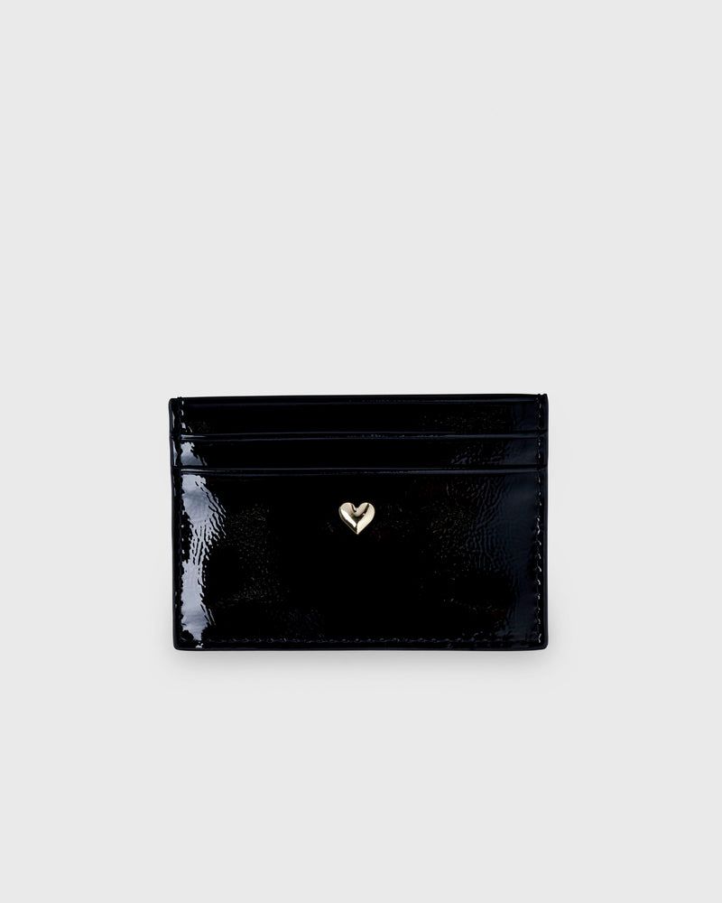 Card Holder Black Patent