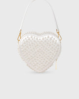 Midi Heart Bag Pearl