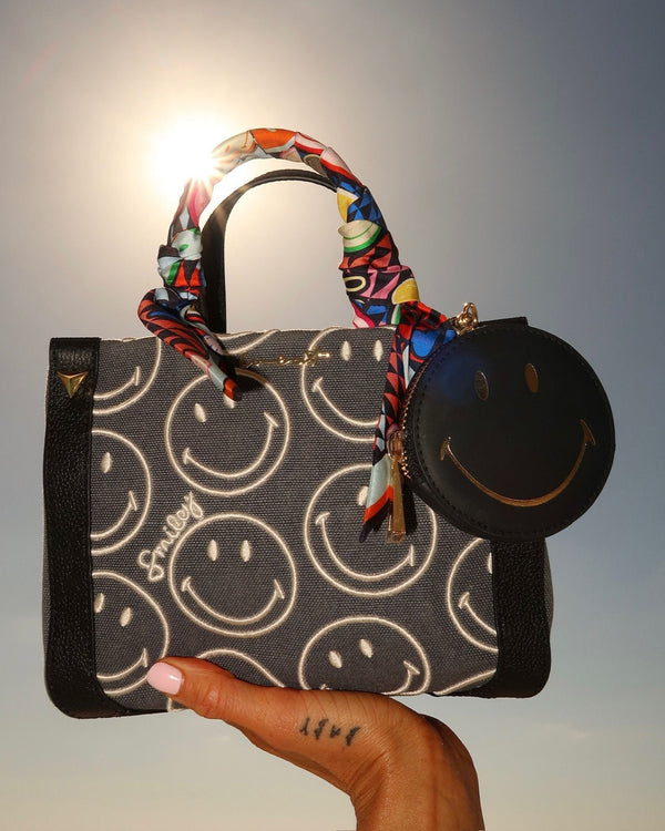 Monedero Smiley® Negro