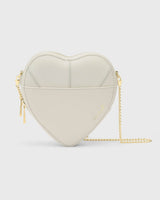 Big Heart Bag Ivory Gold