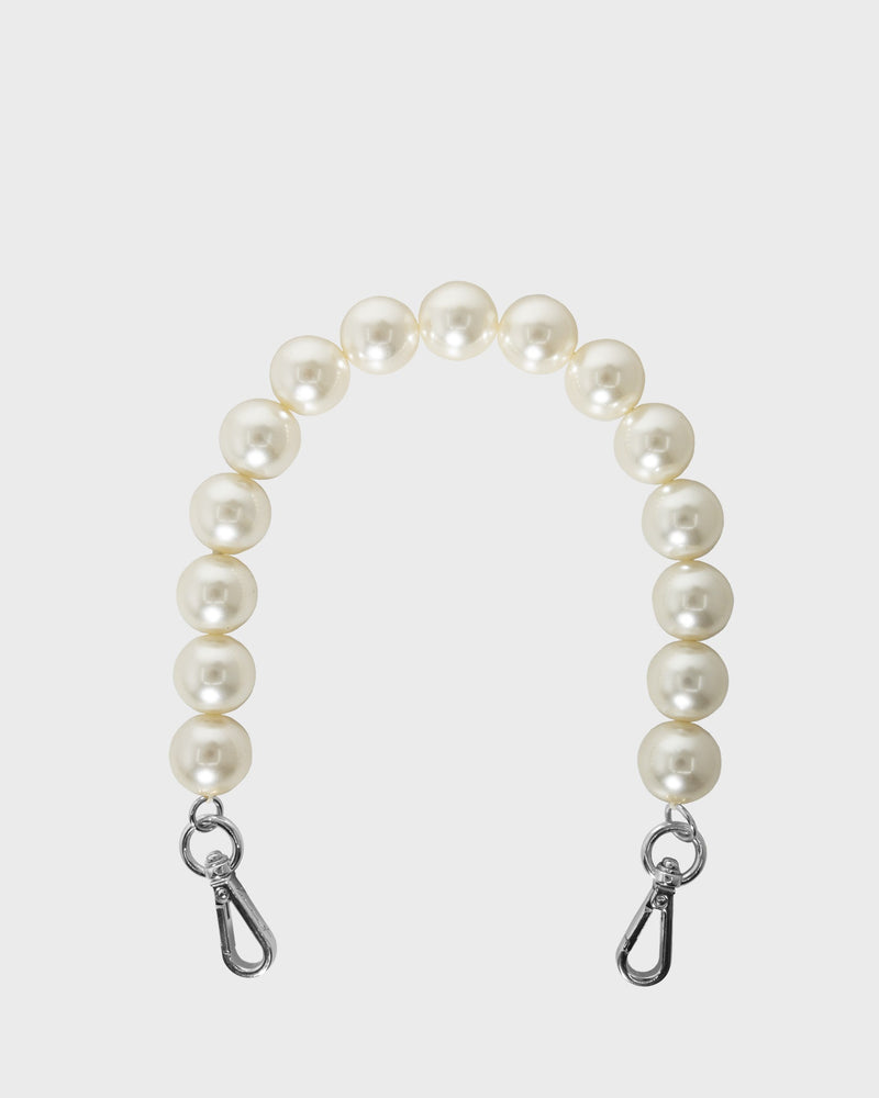 Pearl Strap Silver Short - (39cm)