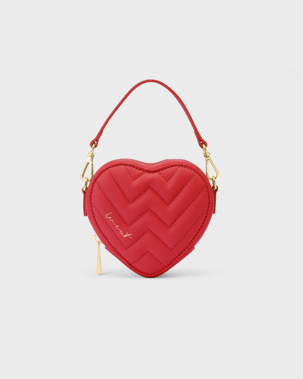 Mini bolso corazón Barra de labios