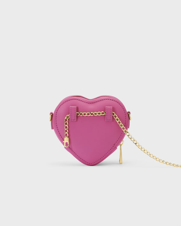 Mini Heart Bag Berry