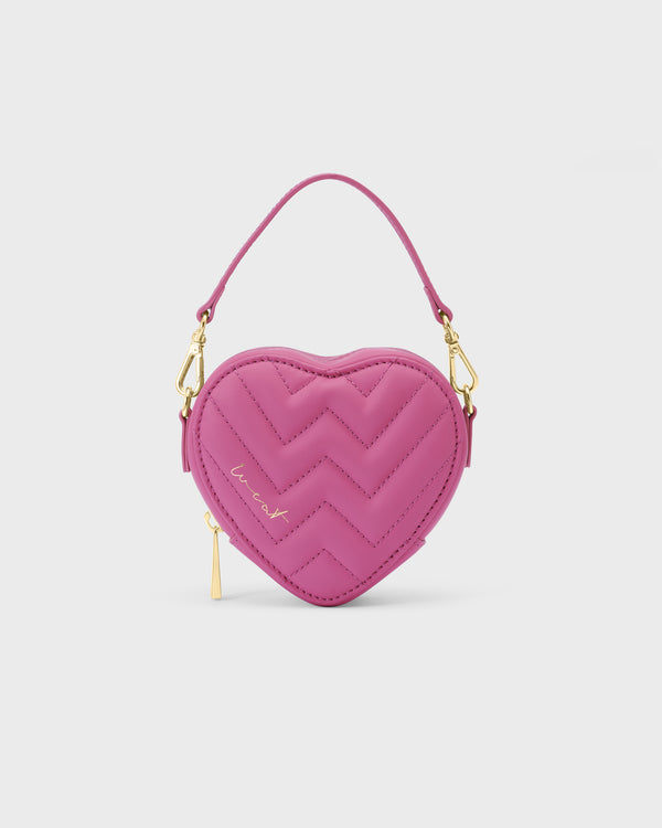 Mini Heart Bag Berry