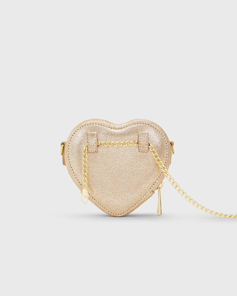Mini Heart Bag Champagne