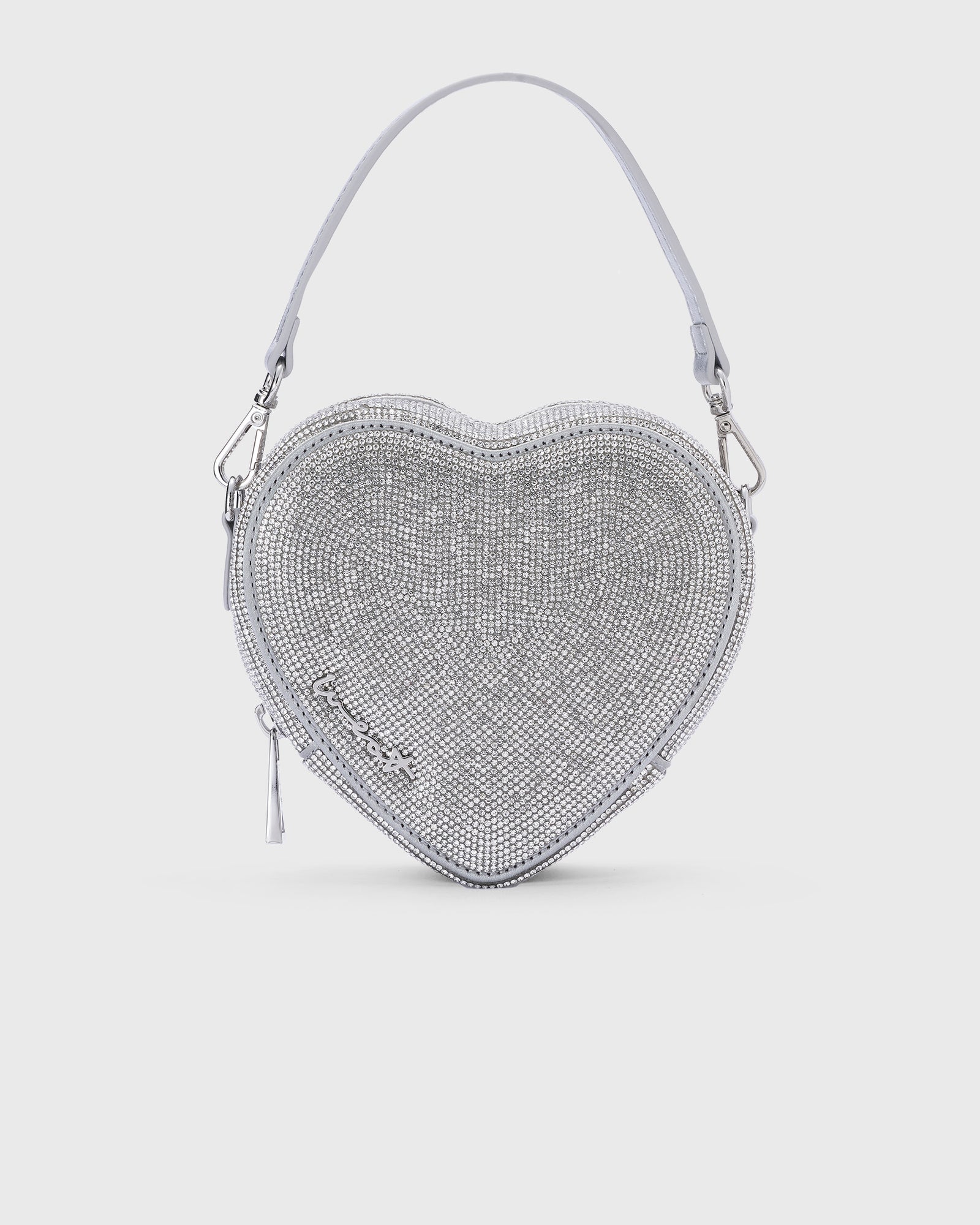 【THE MUSEUM VISITOR】HEART STUD MINI BAG (SILVER) HEART STUD MINI BAG (SILVER) : THE MUSEUM VISITOR