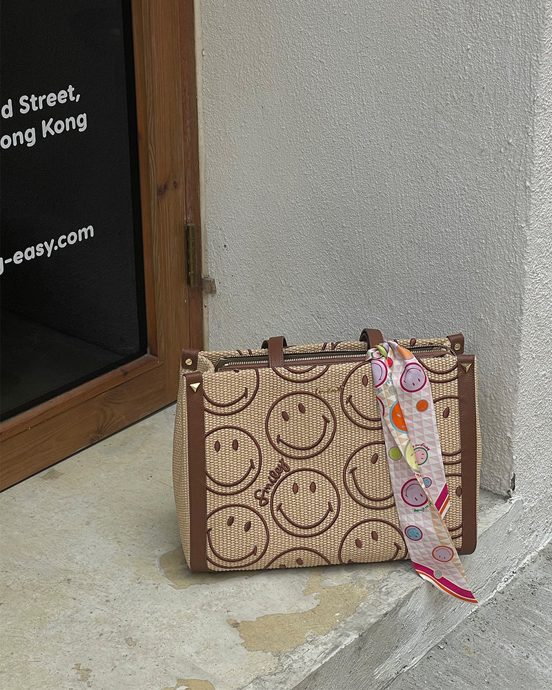 Tote Raffia Smiley®