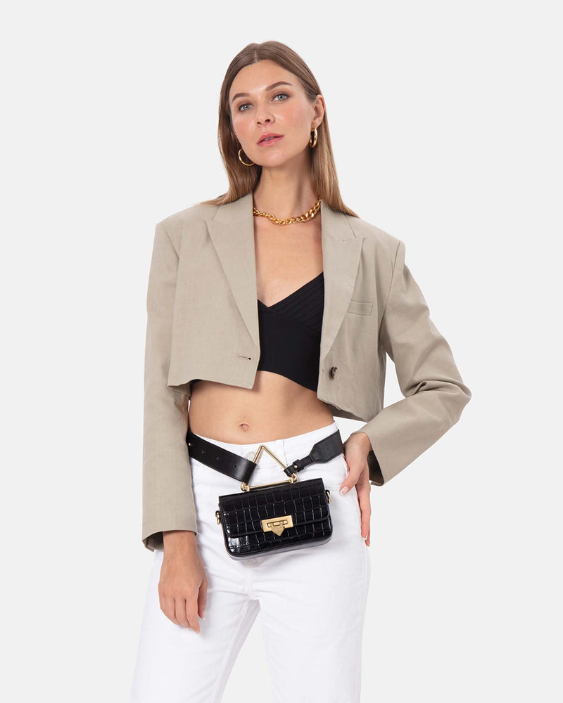 Toast Multi Croco Black