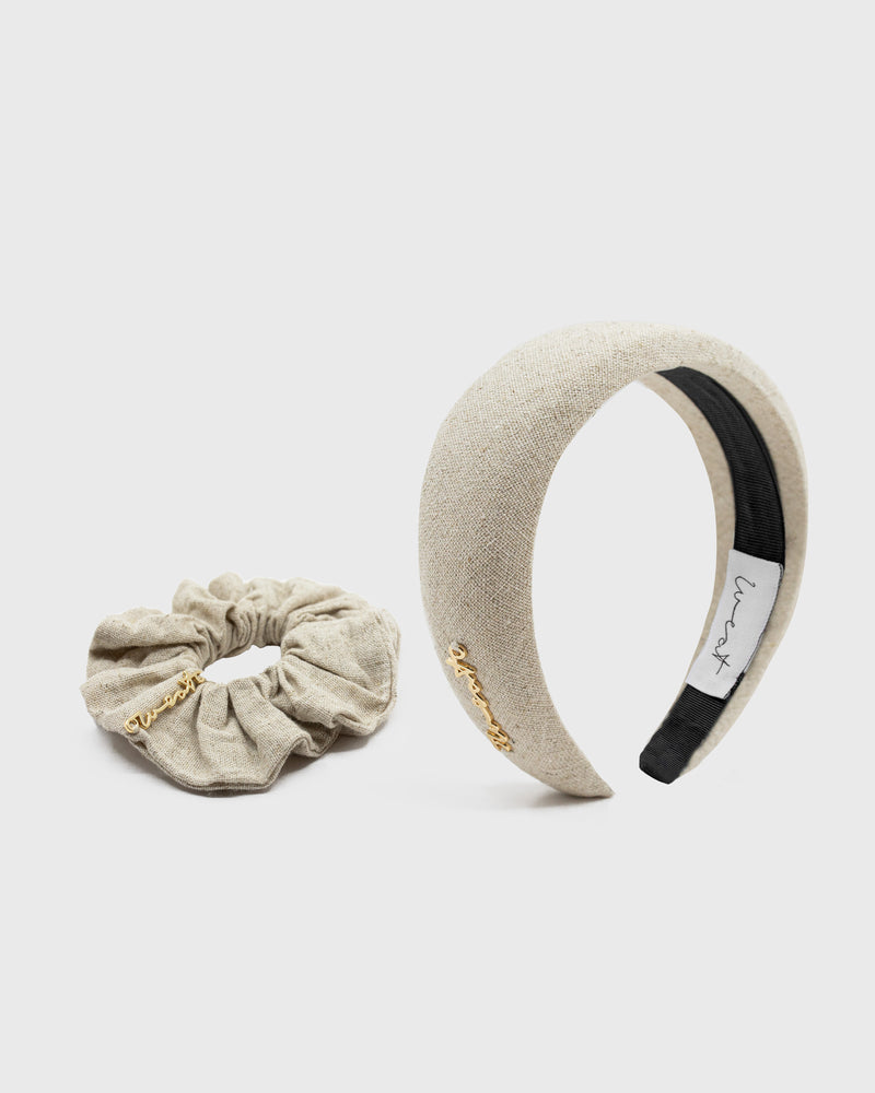 Scrunchie & Headband Set Linen_Front.jpg
